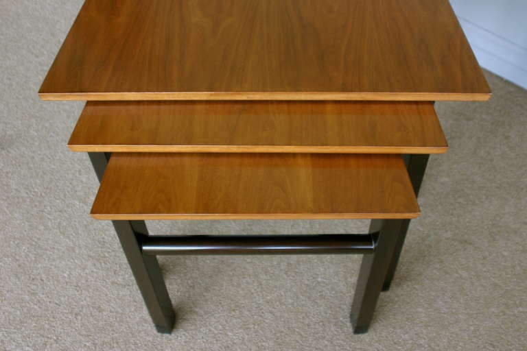 Nesting Tables By Edward Wormley For Dunbar  In Good Condition In Costa Mesa, CA