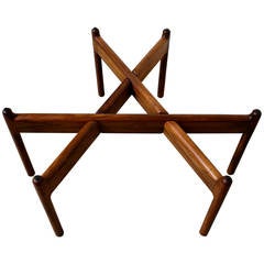 Intersecting Rosewood Coffee Table by Niels Bach