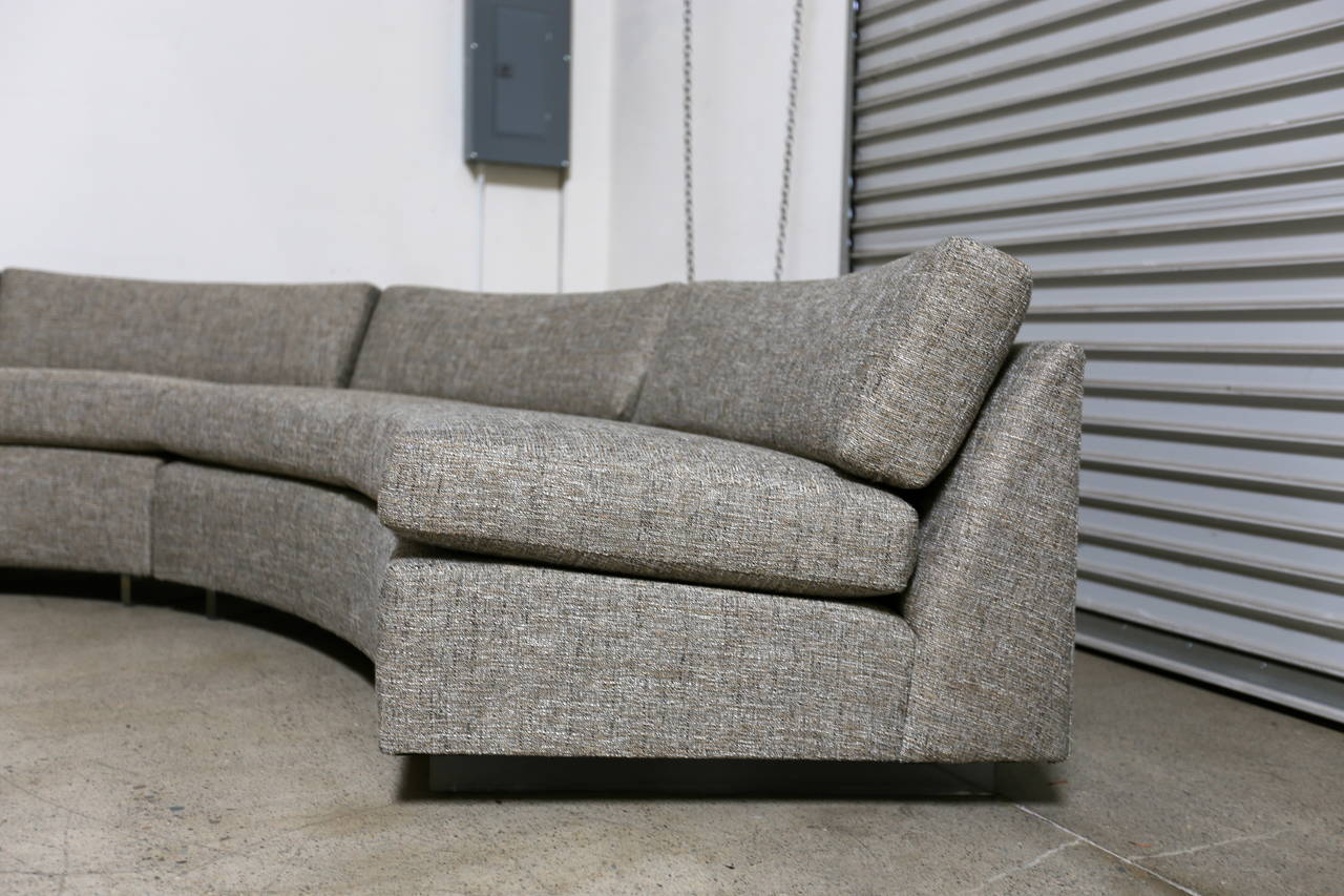20th Century Circular Sectional Sofa by Milo Baughman