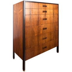 Tall rosewood dresser by Harvey Probber