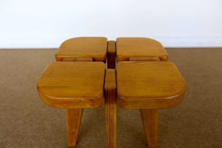 Lisa Johansson-Pape Stool/Side Table In Excellent Condition In Costa Mesa, CA