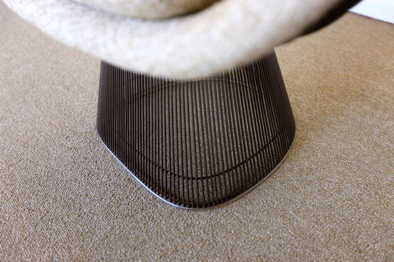 Bronze Lounge Chair by Warren Platner for Knoll In Excellent Condition In Costa Mesa, CA