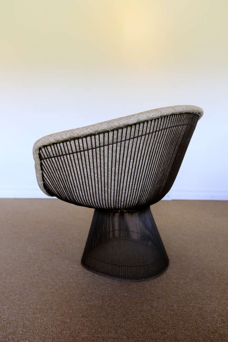 Bronze Lounge Chair by Warren Platner for Knoll 1