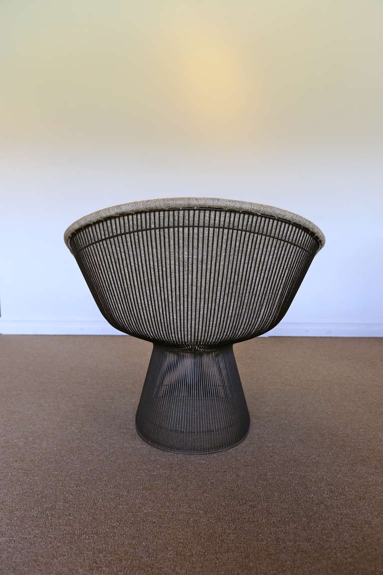 Bronze Lounge Chair by Warren Platner for Knoll 2