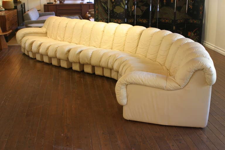 De Sede non-stop leather sofa DS-600