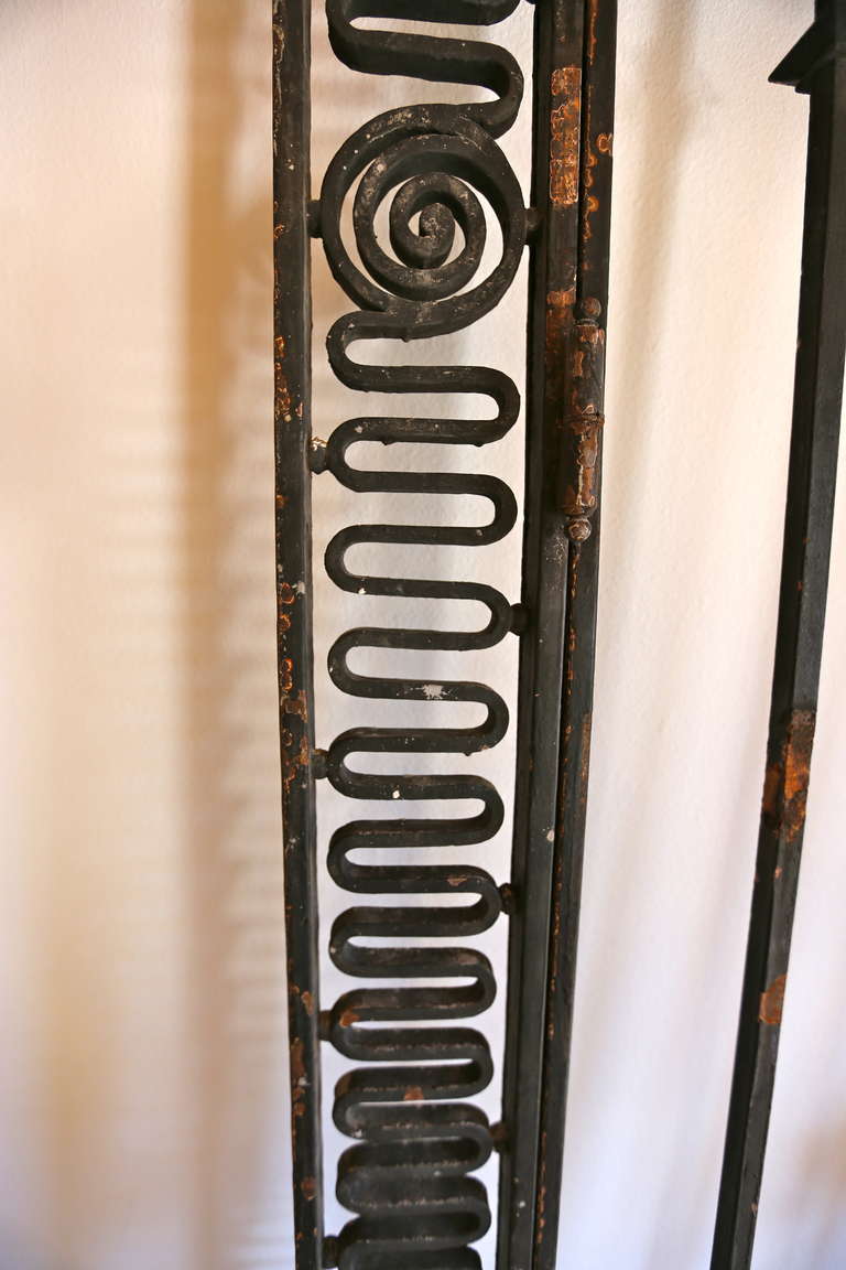 Mid-20th Century Monumental French Wrought Iron Gates  MOVING SALE!!!