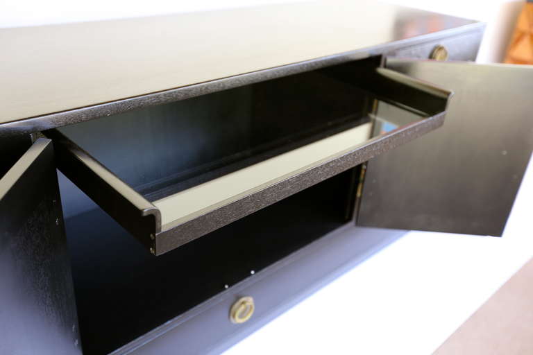 Ebonized Credenza by Edward Wormley for Dunbar 1