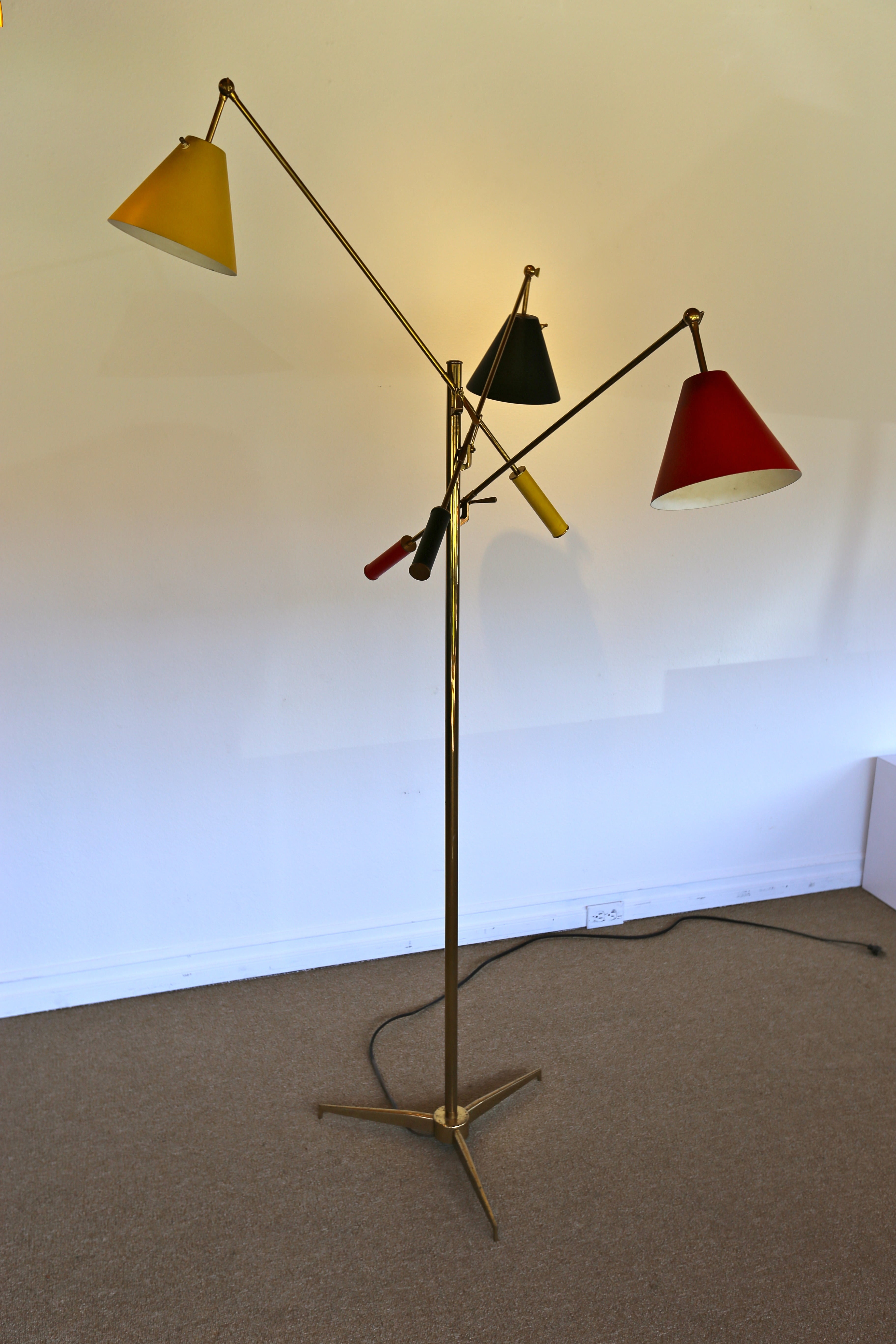 Arredoluce Monza Triennale Floor Lamp by Gino Sarfatti