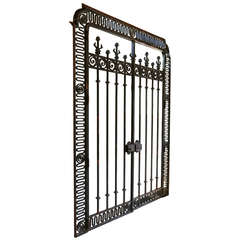 Monumental French Wrought Iron Gates 2