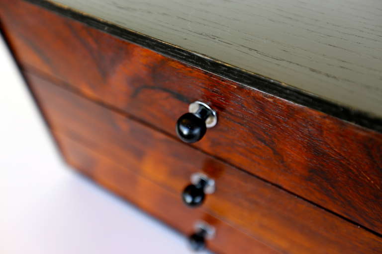 Rosewood Jewelry Chest by Harvey Probber In Good Condition In Costa Mesa, CA