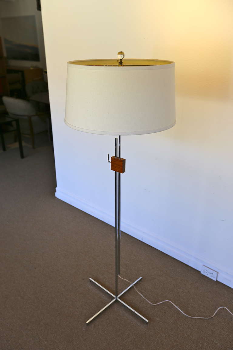 Adjustable Floor Lamp By Hans Eichenberger.