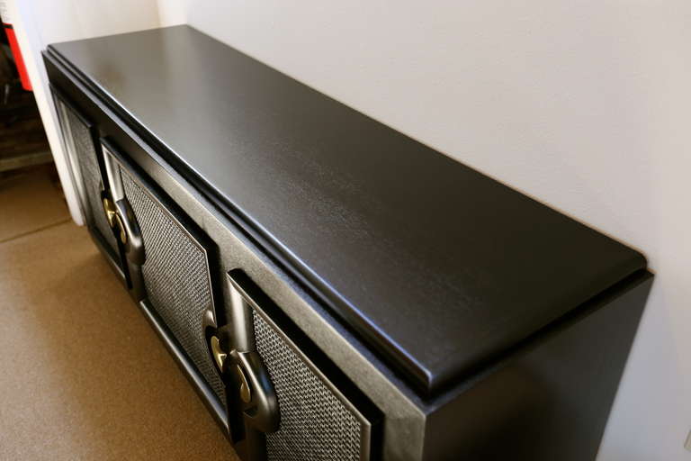 American Ebonized Credenza by Stewartstown Furniture Company