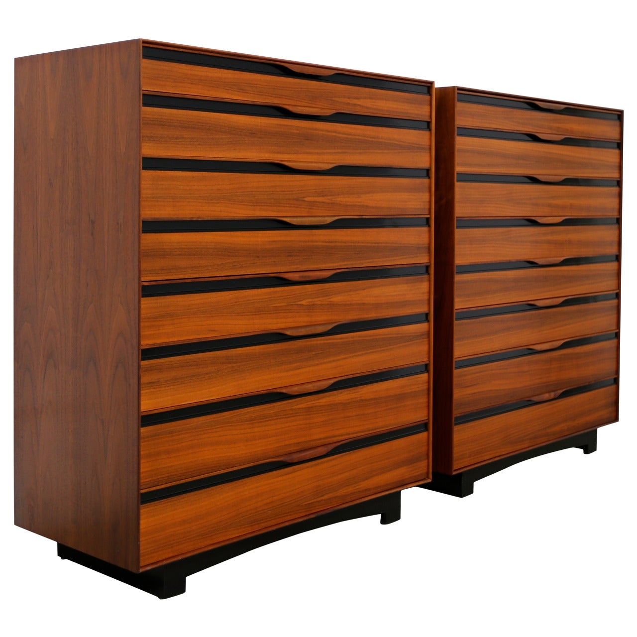 Pair of Tall Chests by John Kapel for Glenn of California