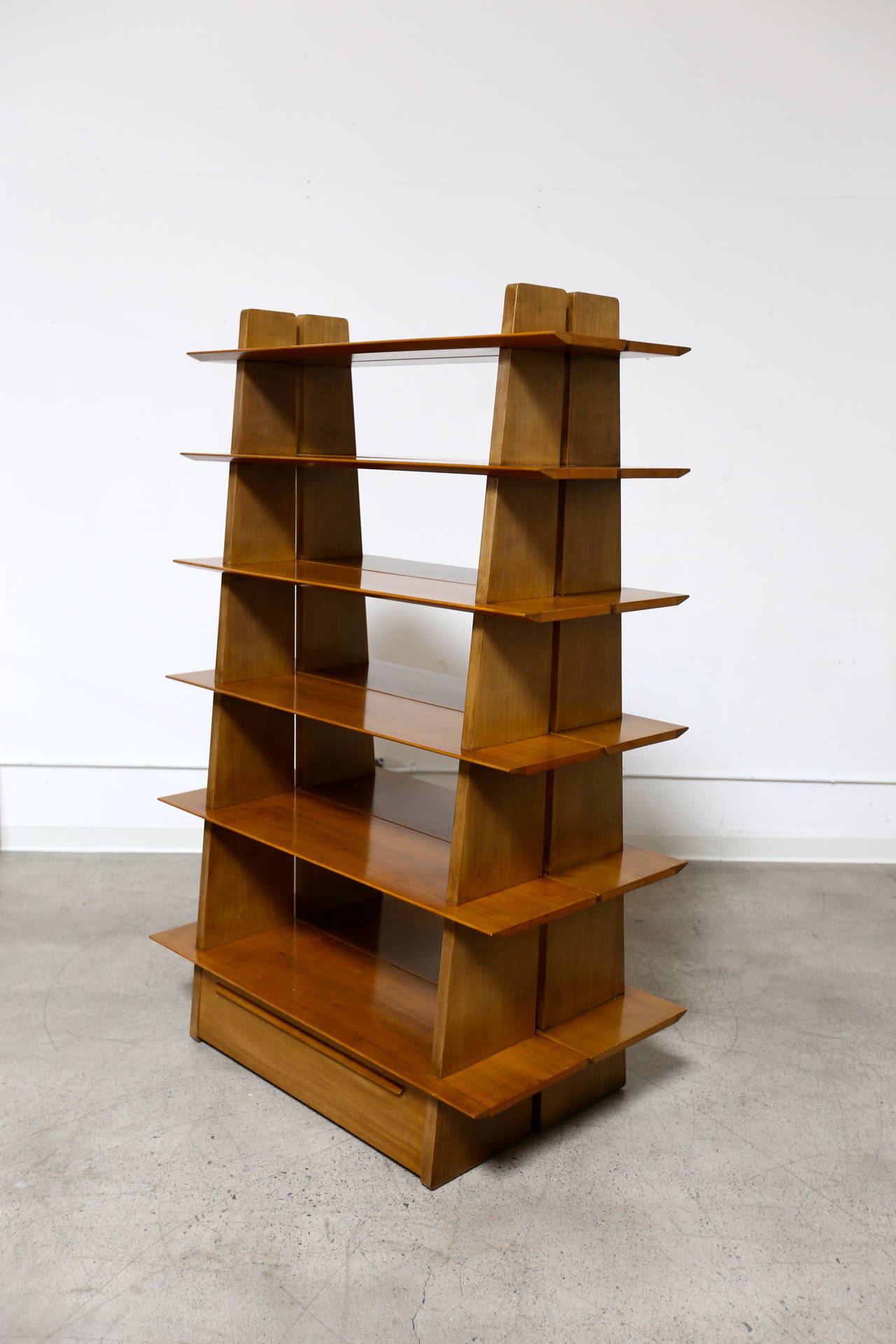 Pair of Rare Bookcases Model 5264 by Edward Wormley for Dunbar 2
