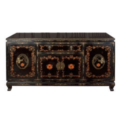 Hand painted chinese credenza