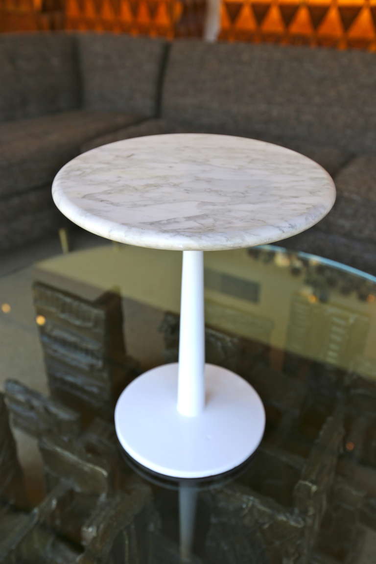 Marble Side Table by Erwine & Estelle Laverne