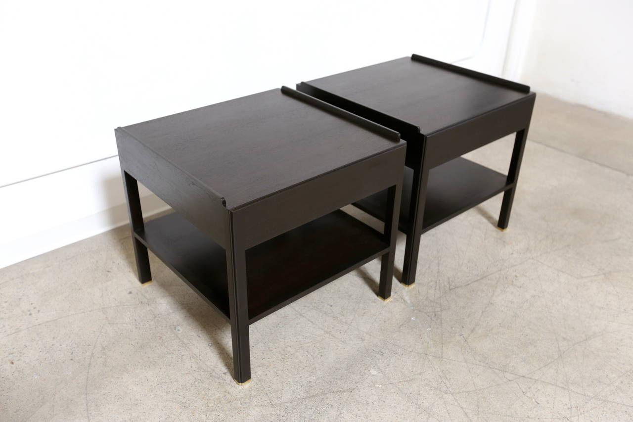 Pair of Substantial Nightstands by Edward Wormley for Dunbar 3