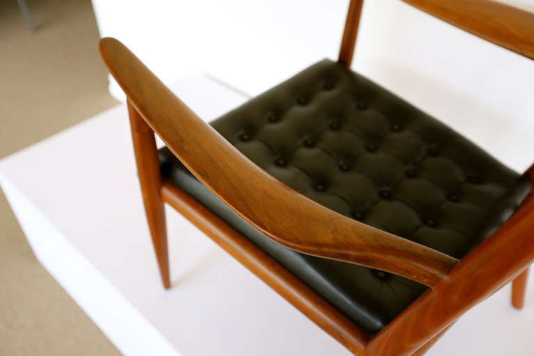 Sam Maloof Studio Crafted Lounge Chair In Excellent Condition In Costa Mesa, CA
