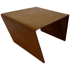 Modernist Steel Side Table / Sculpture