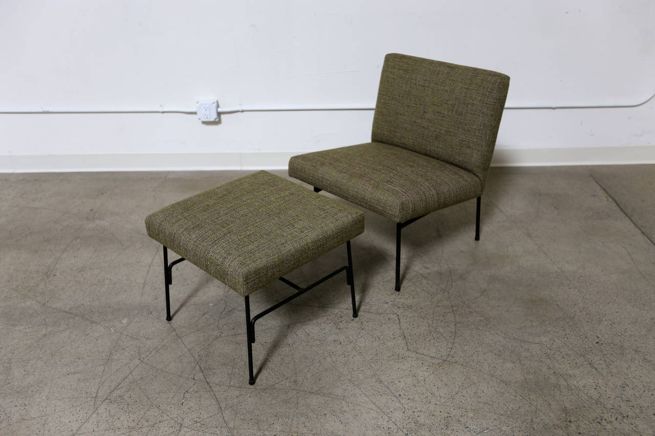 Rare Lounge Chair and Ottoman by Allan Gould In Excellent Condition In Costa Mesa, CA