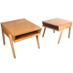 Pair of end tables by John Keal