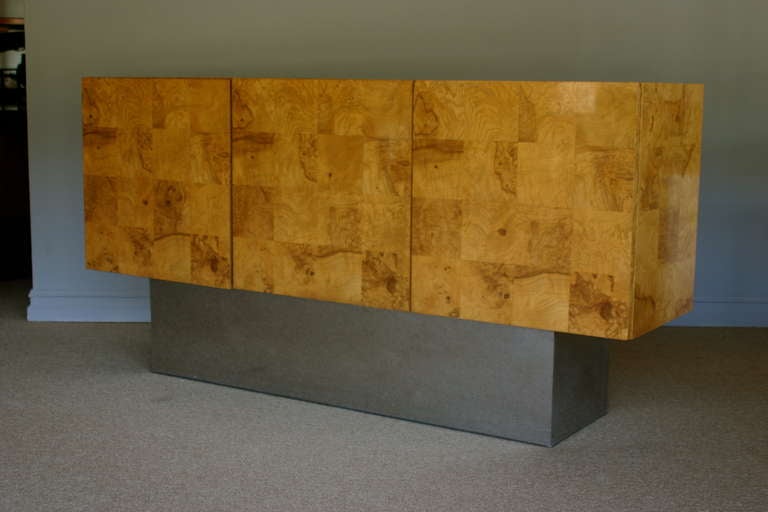 Patchwork credenza by Milo Baughman for Thayer Coggin
