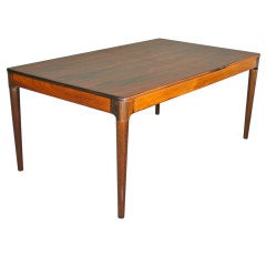 Rosewood dining table by J.L. Moller