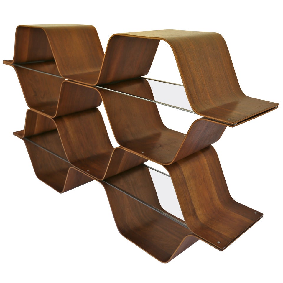 Bentwood "Honeycomb" Bookcase by Bill Curry