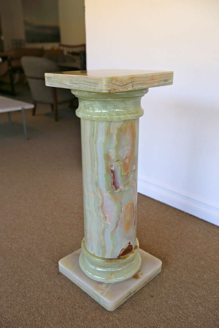 American Onyx Column Pedestal