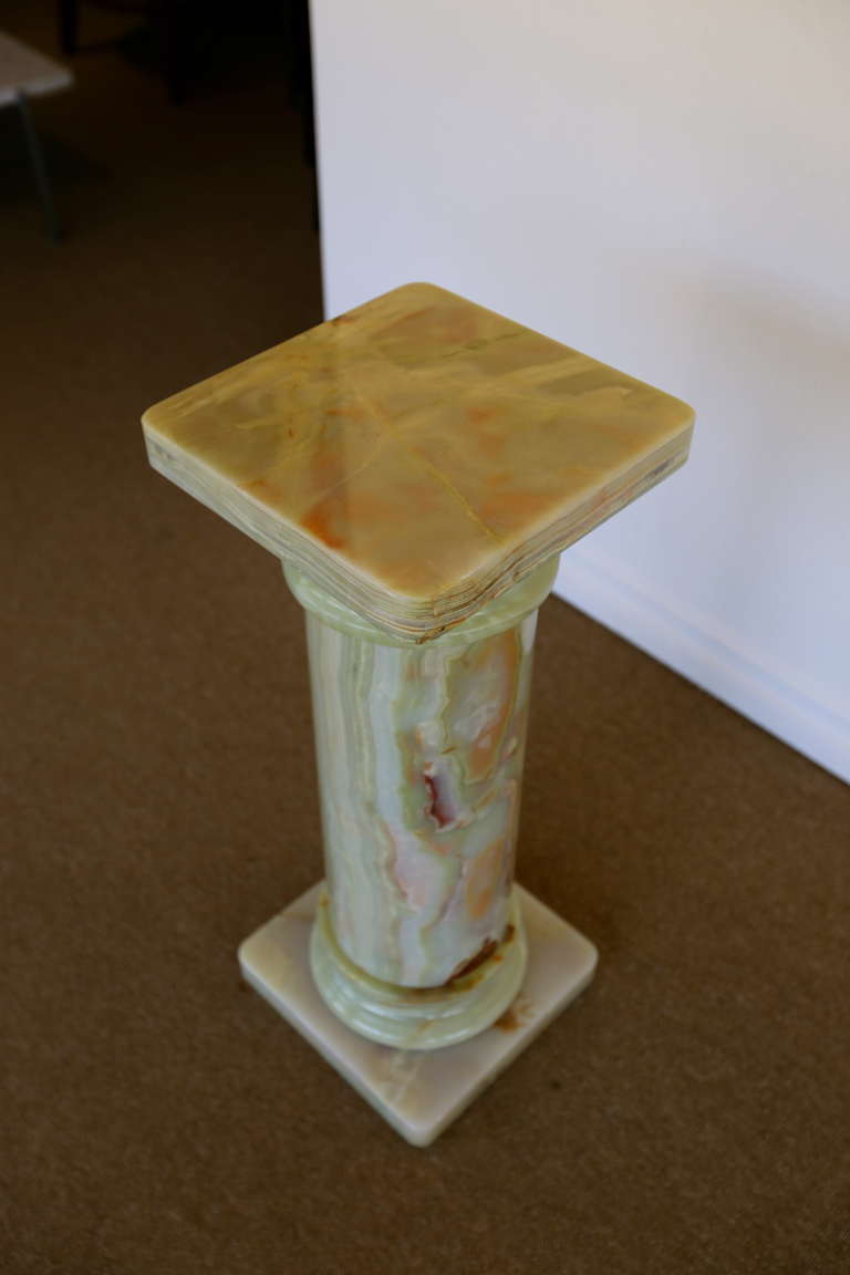 Onyx Column Pedestal.