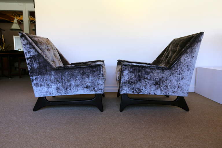 Pair of Lounge Chairs by Adrian Pearsall.