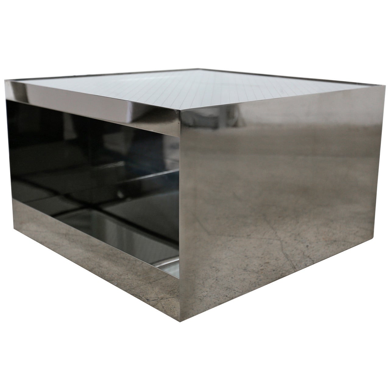 Stainless Steel Table by Joe D'urso for Knoll