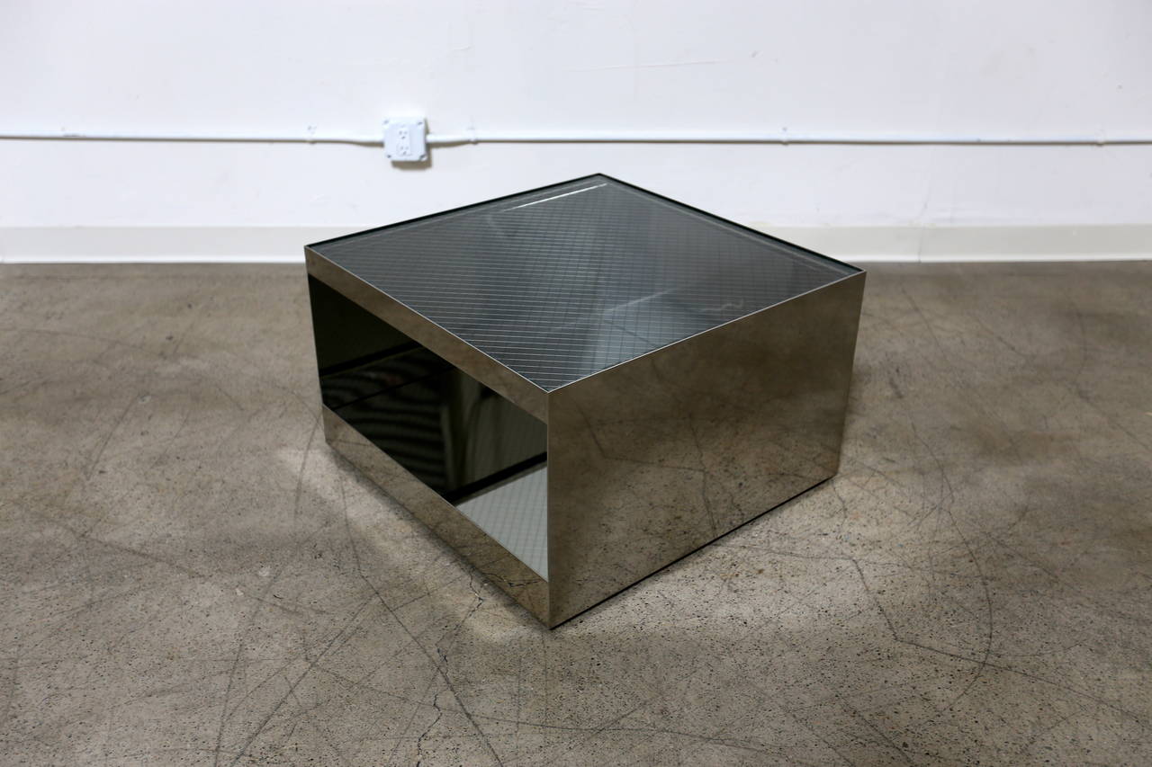 Stainless Steel Table by Joe D'urso for Knoll 1