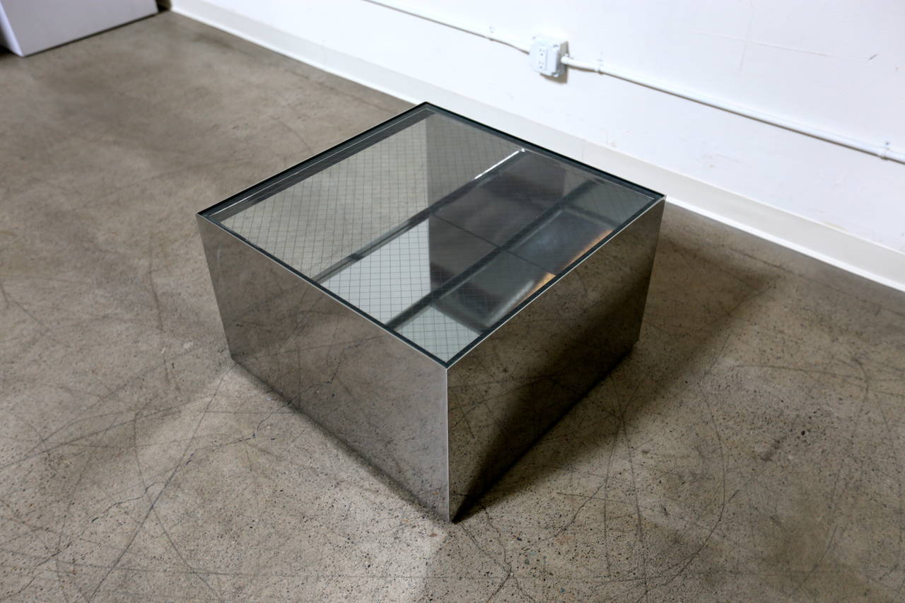 Stainless Steel Table by Joe D'urso for Knoll 3