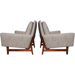 Pair of lounge chairs by Jens Risom