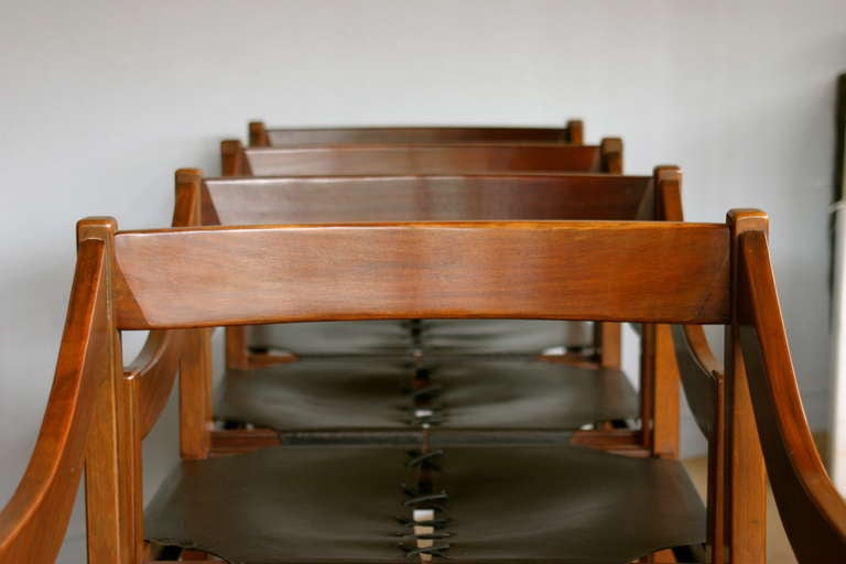 Mid-Century Modern Four arm chairs by Jean Gillon for Italma Brazil