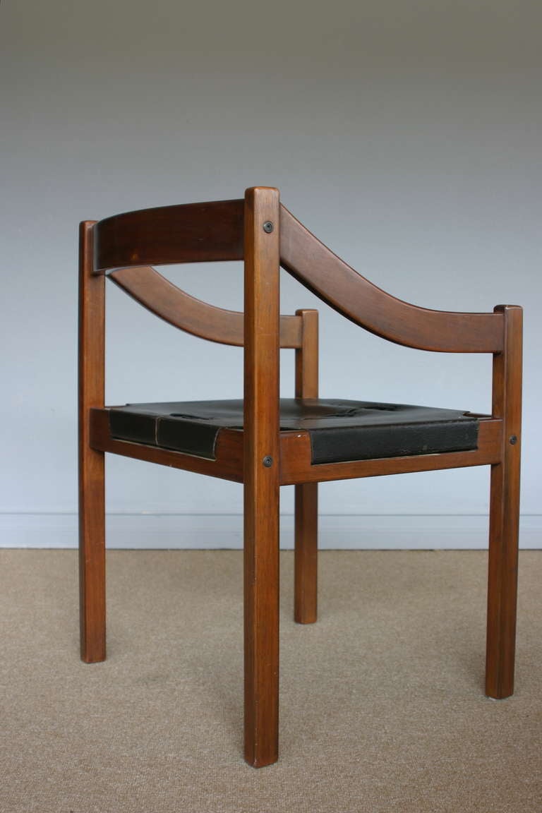 Brazilian Four arm chairs by Jean Gillon for Italma Brazil