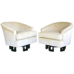 Pair of Swivel Chairs by William "Billy" Haines