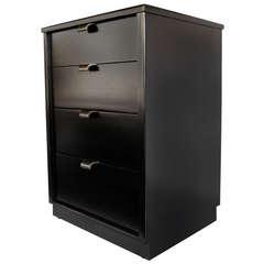 Ebonized Edward Wormley for Drexel Nightstand