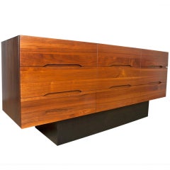 Solid walnut dresser