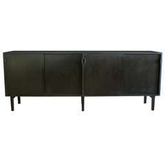 Ebonized credenza by Florence Knoll