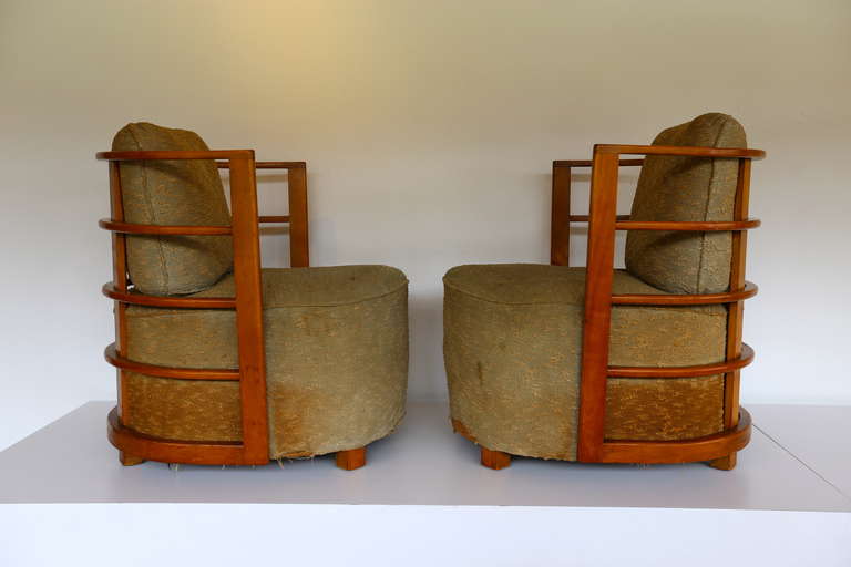Bentwood Armchairs by Gilbert Rohde for Herman Miller c.1934.  Model # 3451.