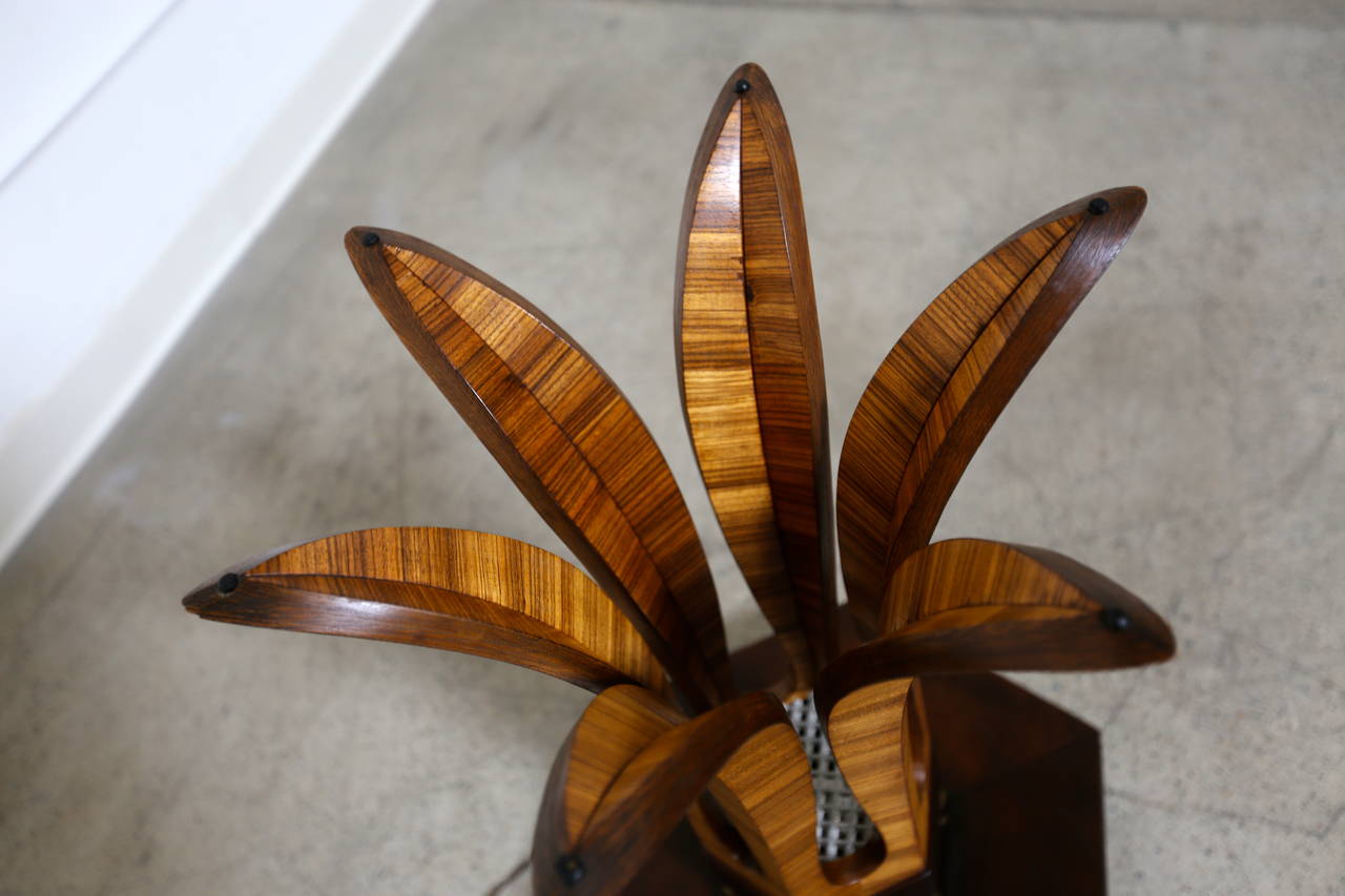 Rare Illuminated Tawi Wood Side Table by Edward Wormley for Dunbar 2