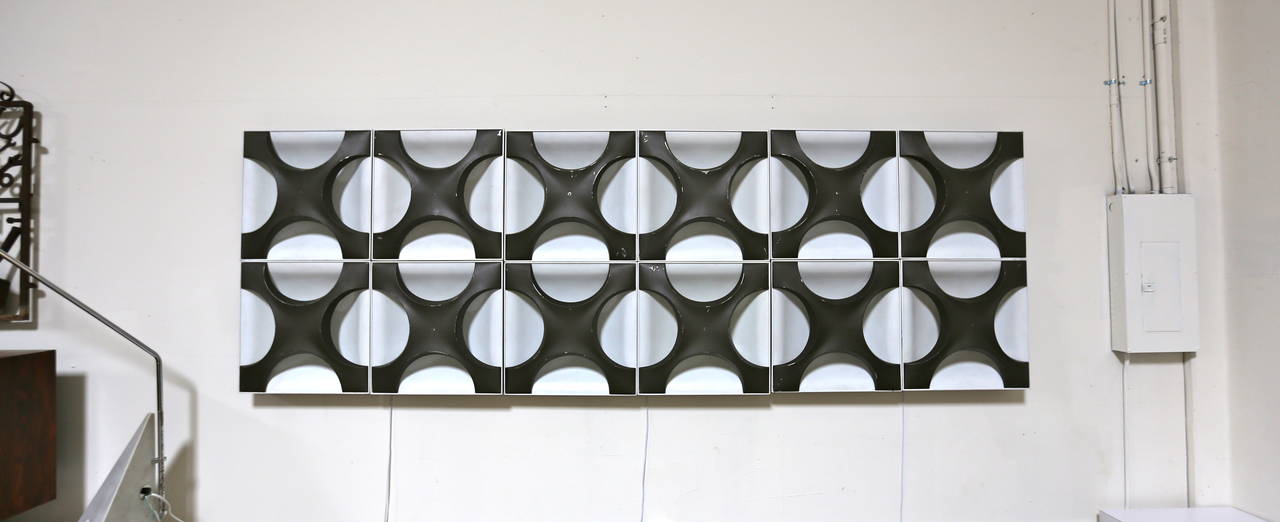 Painted Sculptural Wall Sconces by Dieter Witte for Staff Leuchten