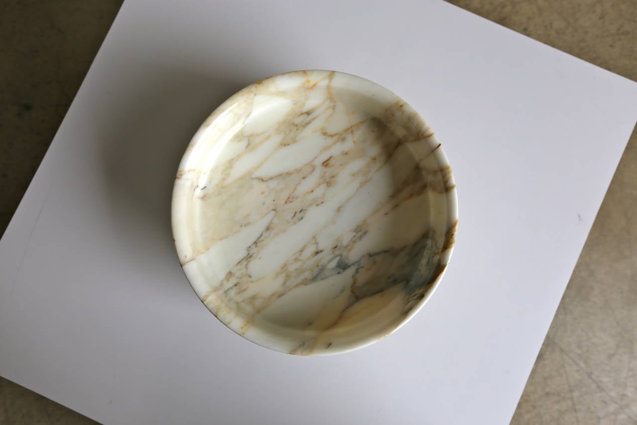 Italian Marble Bowl by Angelo Mangiarotti for Knoll