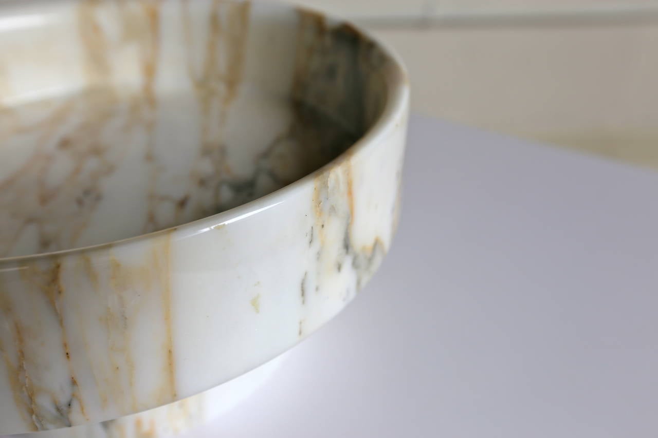 Marble bowl by Angelo Mangiarotti for Knoll.