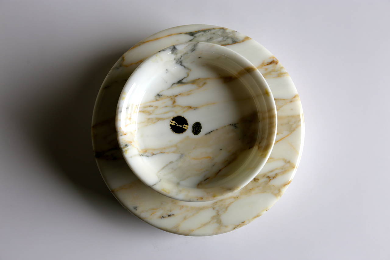 Mid-Century Modern Marble Bowl by Angelo Mangiarotti for Knoll
