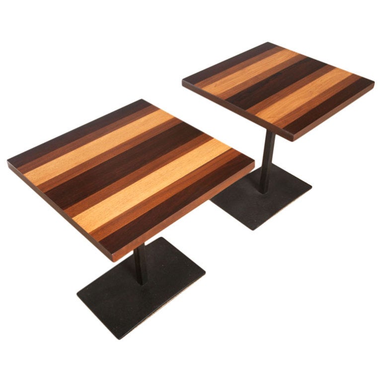 Pair of Side Tables by Milo Baughman for Directional