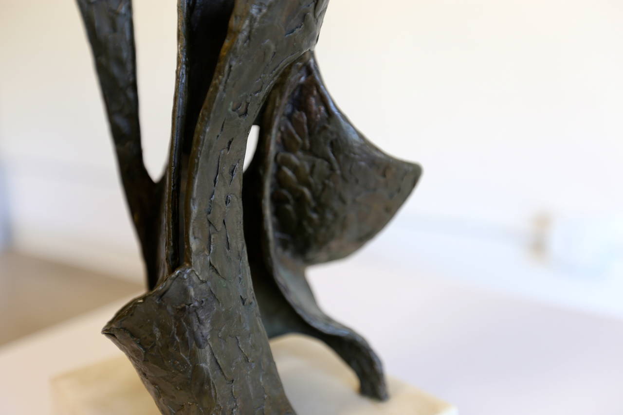 Brutalist Abstract Bronze Sculpture In Excellent Condition In San Juan Capistrano, CA