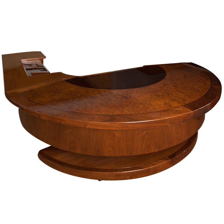 Executive Desk W/ Return By Maurice Baily Of Monteverde Young